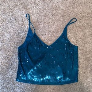 sequin tank top